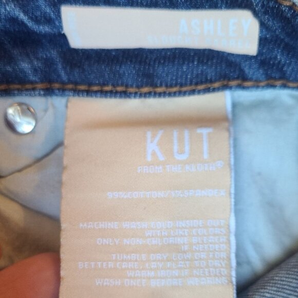 KUT FROM THE KLOTH ASHLEY SLOUCHY BARREL JEANS ANKLE HIGH RISE DENIM sz 2 - Picture 7 of 7